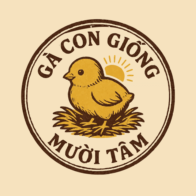 Logo Gà Giống Mười Tâm